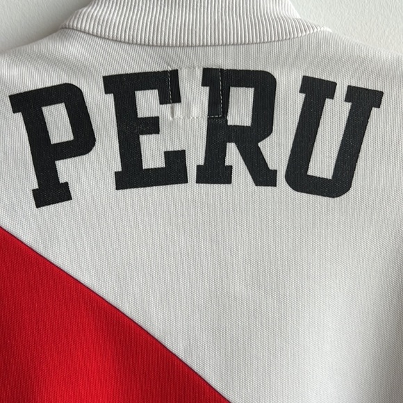 Vintage 70's-80's Original Adidas F.P.F Peru Soccer Classic Running Jacket - Picture 3 of 7